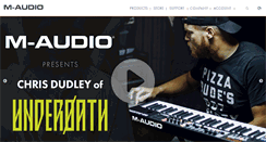 Desktop Screenshot of jp.m-audio.com