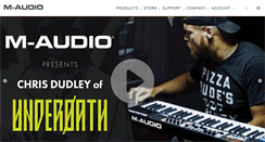 Desktop Screenshot of fr.m-audio.ca