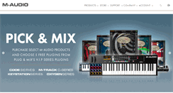 Desktop Screenshot of de.m-audio.com